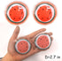 Reusable Gel Eye Ice Pack, Round Eye Cold Pads, Cooling Eye Masks for Eye Strain, Eye Swelling, Eye Redness, Puffy Eyes, Dark Circles, Smooth Fine Lines, and Eye Recover Surgery (Watermelon & 4PCS)