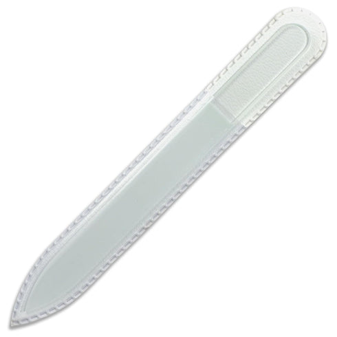 Mont Bleu Premium Glass Nail File - Genuine Czech Tempered Glass - Handmade Crystal Nail File for Natural Nails
