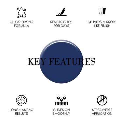 Lauren B. Nail Polish Beach House Vibes, Quick Dry Vegan Nail Art Polisher for Women