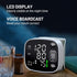 Oklar Blood Pressure Monitor - Rechargeable Wrist Digital BP Machine with LED Display, Voice Broadcast, 240 Memory
