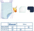 4-Layer 18.9"X33.9"(Pack 2 Wheelchair Highly Absorbent Incontinence Waterproof Pads, Soft Extra Large Washable