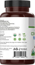 Brieofood Organic Cinnamon 1500mg, 90 Vegetarian Tablets, 45 Servings, Gluten Free, Vegetarian