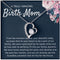 Luxe Gifting Birth Mom Necklace Message Card Box Forever Love Mahogany - From The