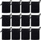 Nydotd 100pcs 2 X 2.8 inch Black Velvet Cloth Jewelry Pouches, Velvet Drawstring Bags for Wedding Favors, Gifts.