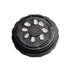 Denture Case, Dental All-Ceramic Veneer Processing Box, Reusable Black Storage Box with Spare Pad