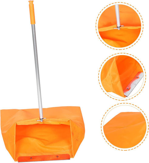Heavy Duty Dust Pan for Home Tools, Long Handled Dustpans, Garden Dustpans, Sanitation Tool, Garbage Clamp