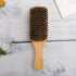 ZJchao Double Sided Beard Brush, Men's Mustache Brush with Wooden Handle, Bristle Nylon Mustache Comb for Beard Care