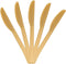 JAM PAPER Premium Utensils Party Pack, Plastic Knives - Gold, 48 Disposable Knives/Pack