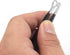 Precision Nose Hair Tweezer - Stainless Steel Round Head Grooming Scissor for Safely Trim Nose and Ears (2 Black)