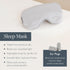 Set (1.5g) Scentered Goodnight Sleep Well Gift Luxury Silk Eye Mask, Aromatherapy Pocket Balm & Reusable Ear Plugs