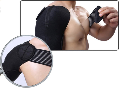 Yosoo Elastic Shoulder Brace Support Strap Wrap Belt