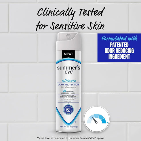 Summer's Eve Ultimate Odor Protection Bundle; Feminine Body Wash and Wipes with Boric Acid + Feminine Odor Protection