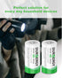 12 Pack CR123A 3V Lithium Battery, 10 Years Shelf Life, High Power 123A Lithium Batteries
