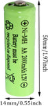 Pack of 12 AA 2000mAh Batteries Rechargeable High Capacity Precharged 1.2V Ni-MH AA Batteries for Household Devices,Outdoor Solar Lights