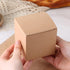 VGOODALL 50PCS Mini Gift Boxes, Tiny Brown Cardboard Favor Boxes for Wedding Birthday Party Bridal Shower Treats