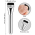 Foundation Brush 3 Pcs Makeup Flat Brushes Thin Blade Brush Portable Facial Brushes Cream Spatulas Tools Powder Scrubber Liquid Brush Soft Bristles Brush Fit Salon, Home, Travel (Silver)