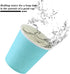 Paper 3oz Bathroom Cups, Disposable Mouthwash Cups, 100 Count, Blue Small Cup for Mouthwash