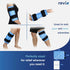 REVIX Ice Packs for Knee Injuries, Reusable Gel Ice Wraps with Cold Compression for Injury and Post-Surgery - Set of Two