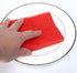 uxcell 3pcs Non-Scratch Scouring Pad, Red - 6"x4" Scrub Pads for Kitchen and Dishwashing