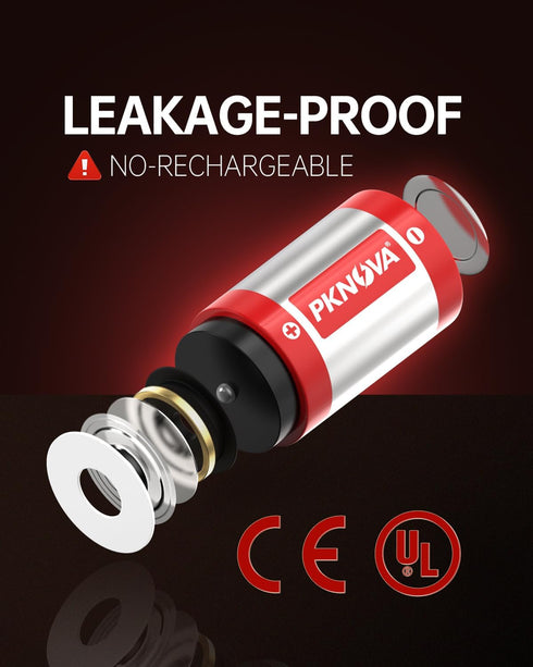 PKNOVA CR2 12 Count CR2 3V 850mAh, 10 Lithium Batteries, Battery for Golf Rangefinder, Year Shelf Year