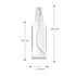 ZEROFIRE 4 Pack 1oz Clear Plastic Spray Bottles, Refillable Mini Spritzer for Travel, Cleaning, Gardening, Skin Care