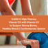 Sugar Free Vitamin D3 K2 Gummies - 5000 IU D3 + 80 mcg K2 MK7 - Natural Peach Flavor - Adults Supplement