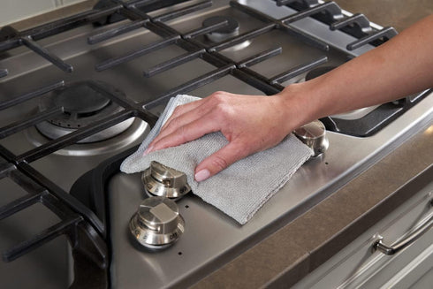Rubbermaid Microfiber Cloth Towels: 24 Pack, 14"x14", Non-Scratch, Reusable for Home, Kitchen, and Car Cleaning.