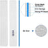 Nail Files 50pcs-Nail File 80/80 Grit for Acrylic Nails, Rough Nail Files Emery Boards for Artificial Nails, Fake Nails, Professional Double Sided Jumbo Zebra Nail File