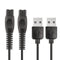 USB-A Charging Cable for Philips Norelco MG5910/49 MG7910/49 MG9510/60 MG9520/50 QP2724/90 Trimmer, 2 Pcs