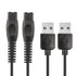 USB-A Charging Cable for Philips Norelco MG5910/49 MG7910/49 MG9510/60 MG9520/50 QP2724/90 Trimmer, 2 Pcs