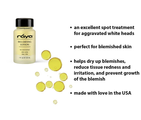 RAYA Bio-Drying Lotion (701), Facial Spot Treatment for Break-Outs, Helps Dry Up White-Heads