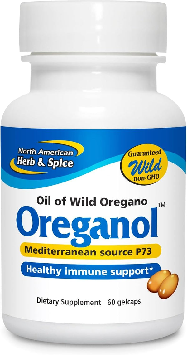 NORTH AMERICAN HERB & SPICE Oreganol P73 (2 Pack) - 60 Softgels