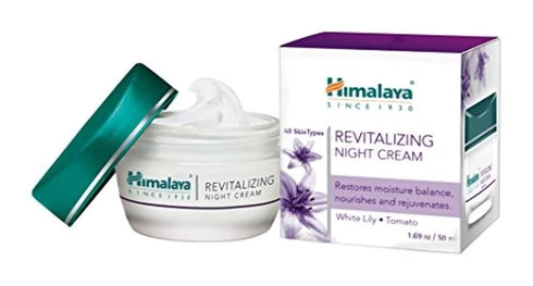Himalaya Revitalizing Night Cream for Damaged & Aging Skin, 1.69 oz, Daily Deep Moisturizing Treatment