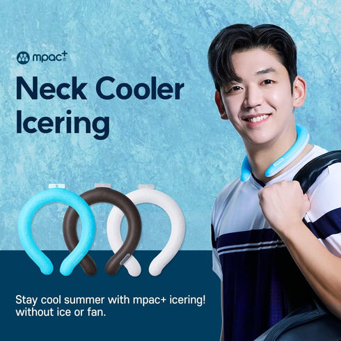 Neck Cooler Icering | Cooling Neck Wraps, Personal Air Conditioner with Gel Ice Pack for Outdoor Activities, Hot