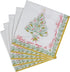 Caspari Christmas Calligraphy Paper Cocktail Napkins, Two Packs of 20