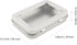 2Pack Portable Dental Floss Case with Transparent Window, Reusable Floss Holder for Travel (Silver)