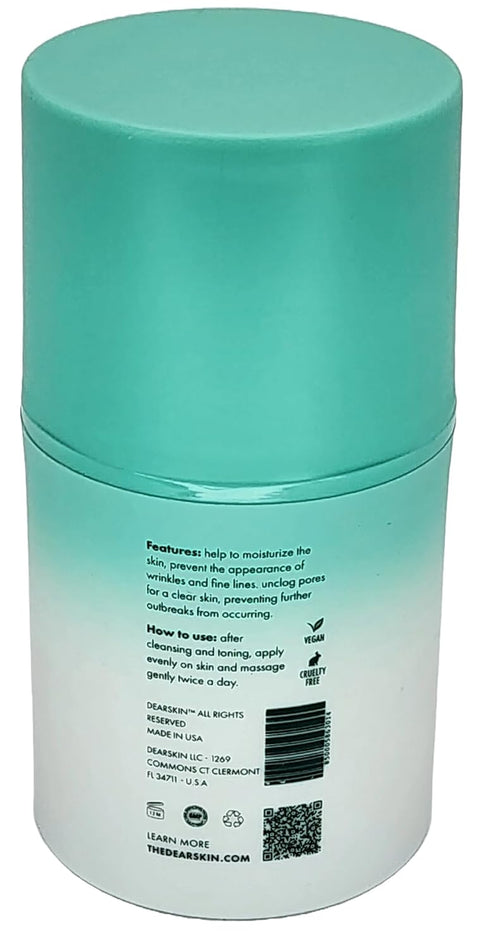 Retinol Cream for Face, Anti Aging Moisturizer, 1.7oz Night and Day with Botanical Hyaluronic Acid, Vegan