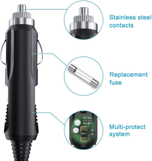 Resmed Airsense 10 DC Adapter Converter 12V CPAP Power Cord for Air Sense S10 AirCurve 10 BiPAP