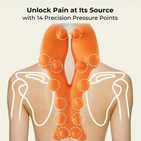 SWZEC Orange Cervipoint Trigger Point Massager - Neck and Lobster Design