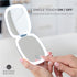 Mavoro LED Lighted Travel Makeup Mirror, Rechargeable, 1x/10x Magnification, Pocket or Purse Mirror, Touch Sensor