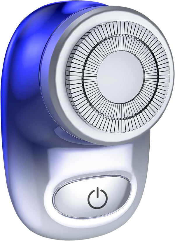 Mini Electric Shaver, Pocket Size for Men Women, Rechargeable Easy One-Button, Portable Waterproof Razor for Travel