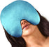 Microwave Heating Pad, Microwavable Face Eye Mask for Dry Eyes, Migraines, and Headache Relief - Blue