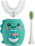 Kids Electric Toothbrushes, U Shaped Ultrasonic Toothbrush, Rechargeable with Smart Timer, IPX7 Waterproof Design