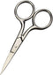 Professional Grooming Scissors for Facial Hair Removal, Stainless Steel Fine Straight Tip Scissors for Men