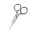 Professional Grooming Scissors, Stainless Steel Fine Straight Tip Scissors, 3.5” for Facial Hair Removal (2 Pieces)