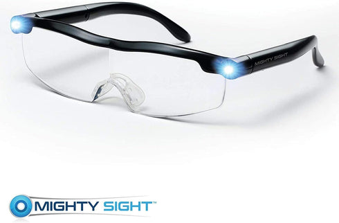 Ontel Mighty Sight LED Magnifying Eyewear, Pack of 2, Black