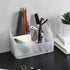UNIKON Eunion Clear Makeup Organizer, Small Countertop Caddy Storage Bins for Cosmetics, Cabinet Holder