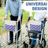 2 13"x14.5" TOGETRUE Walker Bag, Easy Access Walker Storage Basket with Large Pockets, Walker Accessories Bag