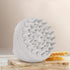 Scalp Massager Shampoo Brush, Soft Silicone Scalp Scrubber for Wet and Dry Hair (Creamy White)