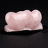 Rose Quartz Double Heart Shape Love Rock Crystal Chakra Stones for Carved Chakra Healing Reiki